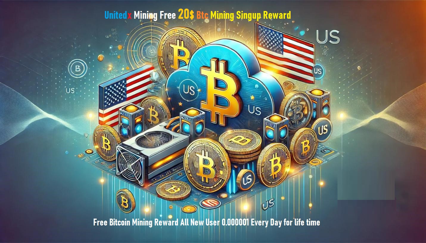 UnitedX BTC mining promotion